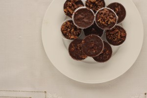 salted choc nut cups